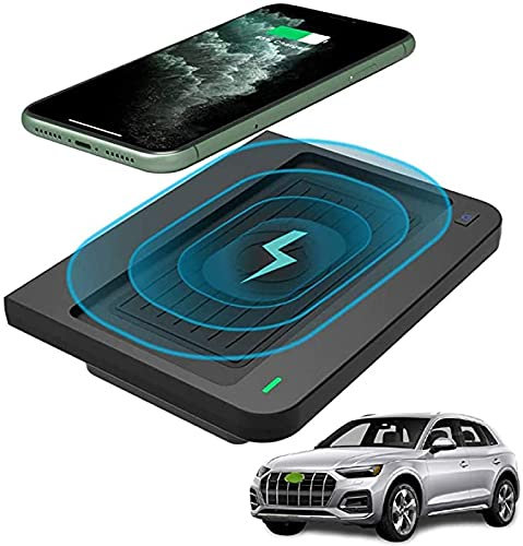Car Wireless Charger, for a-u di Q5 SQ5 2018-2020 Car charging board,10W Center Console Accessory Panel Phone Charger Pad Embedded In-vehicle Wireless Charging Board for All Qi Phone