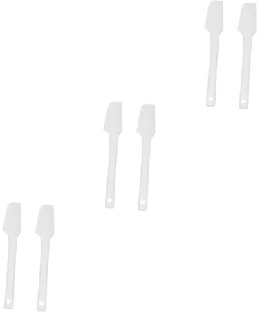 Alipis 6 Pz Spatola in Silicone Utensili Da Cucina Cottura a Spatola Raschietto Da Forno Spatola Per Mescolare La Crema Spatola Per Servire Strumento Spatola Spatole Per Torte Bianca