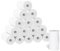 Papier thermique Bangbobi 57mm x 30mm pour appareil photo, papier d'impression sans encre, 16 rouleaux thermiques, papier thermique blanc pour appareils photo instantanés et mini imprimantes