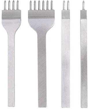 DIYEAH 4piezas Perforadoras De Herramientas De Redondo Herramienta De Artesanía Cuero Kit De Perforadoras Punta De Bricolaje