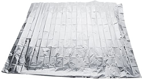 cardyven 1 pz. Pellicola Mylar Altamente Riflettente, Foglio di Copertura in PETP da 210 x 120 cm, Pellicola Riflettente per Piante argentate, Accessori per la Crescita delle Piante e