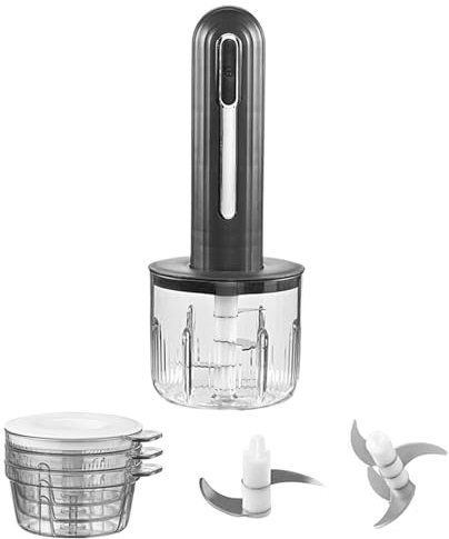 Coupe-ail électrique - Broyeur d'oignon rechargeable USB | Hachoir de cuisine portable sans fil pour nourriture de bébé, hacher la viande, traiter les fruits, préparer la salade, hacher l'oignon