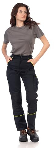 Stenso Bella Arbeitshose Damen Stretch Modernes Design | Funktionale Damen Arbeitshose mit Stretch, modernem Design und geeignet für Handwerk, Baustelle sowie Outdoor-Einsatz.