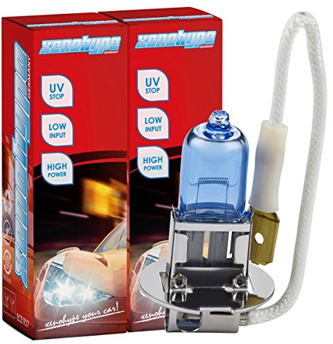 XENOHYPE 2x H3 Xenon Look Ultra Halogenlampe 12V 55 Watt PK22s