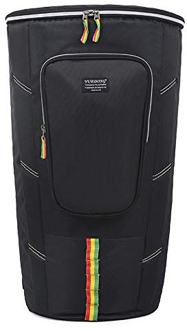 HOMDREAM African Percussion Drum Bags Geeignet Für 10/12/13 Inch Drum Mit Wasserdichtem Oxford Djembe Drum Aufbewahrungskoffer Mit Verstellbarem Doppelschultergurt,10inch