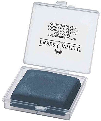 FABER-CASTELL Radiergummi, Modellierbar, 4 Stück, Grau