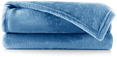DecoKing Kuscheldecke 150x200 cm dunkelblau Decke Microfaser Tagesdecke Mic | Fleece weich sanft kuschelig marinenblau Navy Indigo
