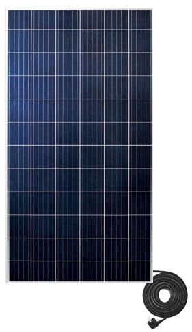 SunneSolar Kit Panel Solar Monocristalino Plug&Play 405W + Micro Inversor Enphase + 3mt Cableado Preparado para instalarlo en tu terraza o balcón