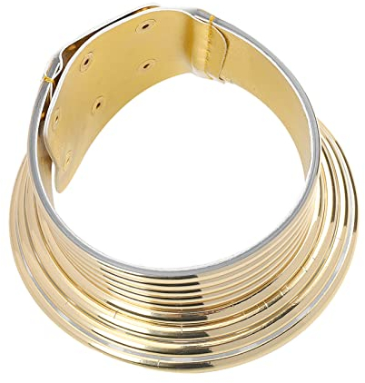 Holibanna Afrikanischer Kragen Halskette Tribal : Gold Snap Halskette Chunky Punk Afrikanische Tribal Statement Schmuck Kleidung Zubehör Für Frauen Mädchen