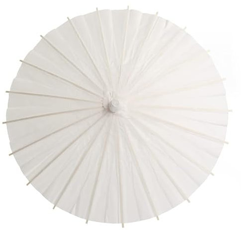Bestage 33 Handmade Oiled Parasol Bamboo Silk Umbrella Chinese Japanese Art Classical Dance Umbrella Plum Blossom for Wedding Parties Photography Costumes Cosplay Decoration and Other Events