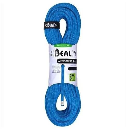 Beal Antidote 10.2mm 70m Blau - Benutzerfreundliches vielseitiges Kletterseil, 70m, Größe 70 m - Farbe Solid Blue