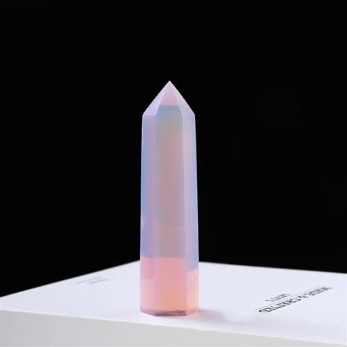 EKFBQBGW Raumdekoration Opal Synthetic Quartz Crystal Column Crystal Magic Wand Heling Quartz Hexagonal Column Ornament