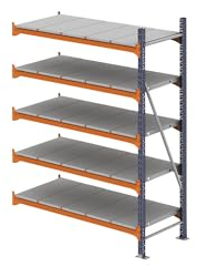 kaiserkraft | Weitspannregal | Feldlast 6000 kg | HxBxT 3000 x 2749 x 1100 mm | Anbauregal