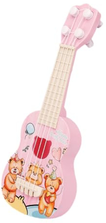 Générique Guitare De Simulation Ukulélé Enfant en Bas Âge Imitation Guitare Instruments De Guitare pour Enfants Mini Guitare Enfant Instruments De Ukulélé pour Tout-Petits Plastique