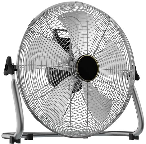 SFNIOKFG Adjustable Floor Fan High Velocity Industrial Fan Oscillating Fan Garage Fan with Metal Construction for Warehouse, Workshop, Garage, Factory and Basement (Size : 16)