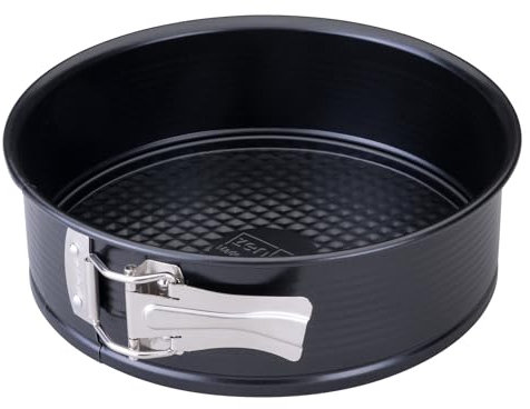 Zenker Perfect Black - Molde desmontable con base plana de 20 cm de diámetro, de chapa de acero con revestimiento antiadherente, resistencia al calor +230 °C, fabricado en Alemania