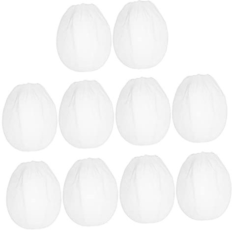 DIYEAH 10pcs Polyester Mesh Strainer Bags for Painting Oil Filter Bag Collapsible Sieves