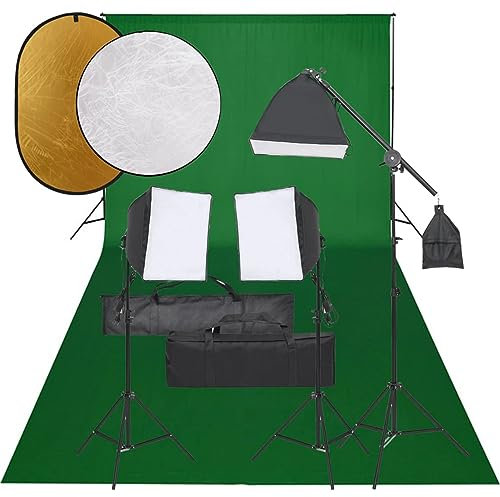 Snsowed Kit per Studio Fotografico con Set Luci, Fondale e Riflettore,Studio Foto,Fotografia,Illuminazione e Studio,Luci e Flash da studio-3094694