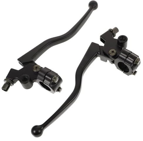 MUELODSIC Manetas Palanca Freno y Embrague Moto Accesorio Resistente con Soporte para Retrovisor Fácil Instalación para Modelos Múltiples Mejora Control y Estilo Motorcycle Compatible