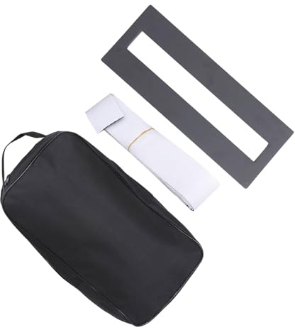 CLISPEED E-gitarren Effektpedalboard Satz mit Halterungen Schwarze Oxford Tasche Rostfrei für Bühne Üben