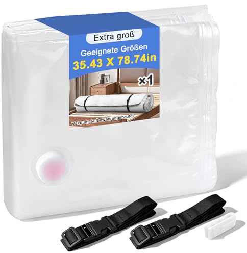 YIYICO Vakuumbeutel für Matratzen Mattress Vacuum Bag Matratzenhülle 90x200