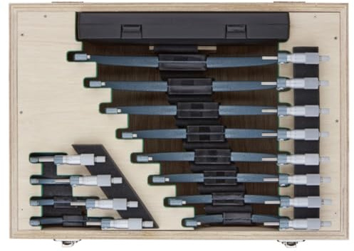 Mitutoyo 103 – 914 – 50 series-103 fuera micrometre Set, 0 Mm-300 mm gama