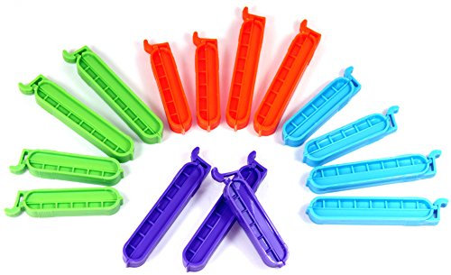 Gefrierbeutelclips 96 Stk. Frischhalteclips Verschlussclips Tütenclips Clips Beutelclips Beutelverschluss Verschlussklemmen Gefriebeutelverschlussclips Beutelverschließer Frischhalteclips 533