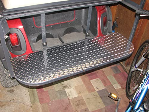 Ezgo RXV Golf Cart Diamond Plate Rear Seat Step Cover