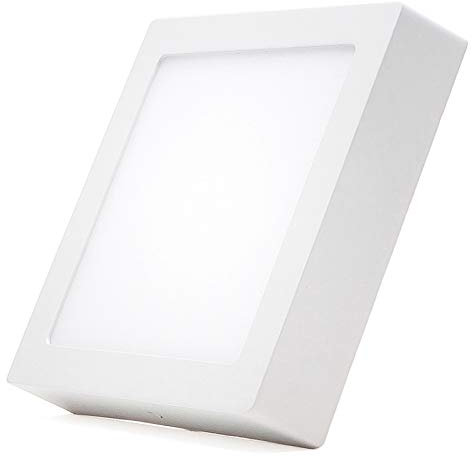 SUFA 18W LED Panel,quadrato 22.5 x 22.5 cm, Faretto da parete, da soffitto con lampada, lampada da soffitto, 18 Watt, 1800 Lumen[Classe di efficienza energetica A+] (NATURAL)