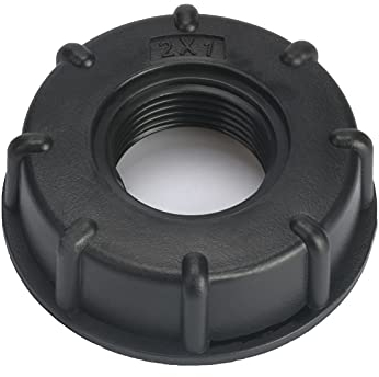 Adattatore per serbatoio IBC S60X6 con tappo filettato grosso a connettore per tubo da giardino da 1 