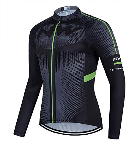 Moxilyn Fahrradbekleidung Herbst Fahrrad Trikot Regenjacke Wasserdicht Winddicht Atmungsaktiv Jacke MTB Mountainbike Jacket Visible Reflektierend für Herbst Hohe Elastizität Schnell Trocknend