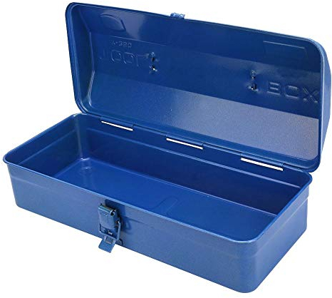 Tragbarer Werkzeugkasten aus Eisen, verdicker Multifunktions-Werkzeugkasten für Reparaturen (37x16x11 cm, Kapazität 350 ml), portable Handwerkzeuge Organizer