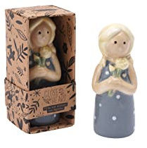 CGB Giftware | Friendship Flower Girl Figurine | Ceramic Ornament | Gift Box | Gift For Family & Friends | Love | Close At Heart Range | Ceramic Flower Girl Ornament | GB06516