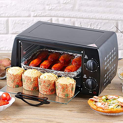 REJOON Mini Horno Tostador de 9L, Horno eléctrico, Horno eléctrico multifunción de Acero Inoxidable, Estufa, máquina de Pan, tostadora, Pizza, Pastel (Size : 220V European Standard)