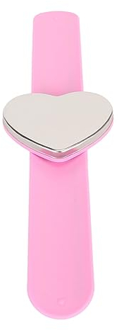 Tragbares Rosa Magnetisches Nadelkissen-Armband in Herzform, Sicheres Handgelenk-Nadelkissen-Armband für Quilten, Tägliches Nähen, DIY-Handwerk