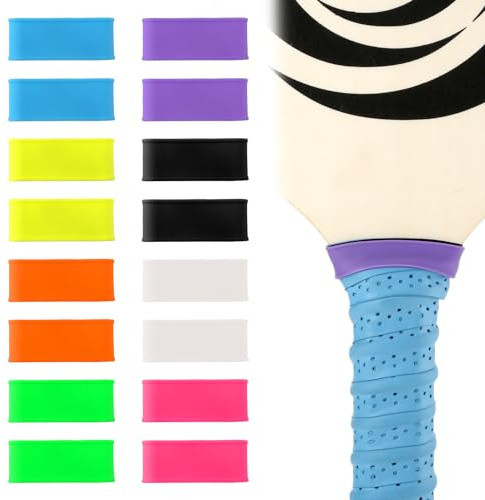 16St Pickleball Paddel Griffbänder, personalisierbar Zubehör Geschenke für Pickleball Liebhaber, Tennisschläger, Fixier Overgrip Band (8 Farben)