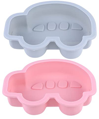ABOOFAN 2pcs Car Cake Mold Silicone Baking Mould DIY Shape Mold Silicone Shapes Use in Baking Activities