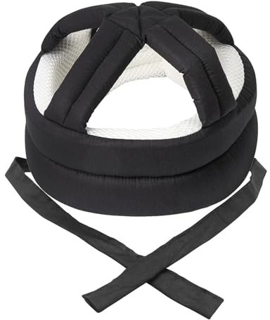 Casque de Protection pour Personnes Âgées Coussin Protection Tête Anti-Chute Chapeau Epaissi en Coton Anti-Collision Taille Réglable