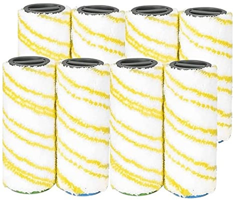 LARUISEE Rollenbürste für FC5, FC7, FC3, FC3D, elektrische Bodenersatz-Hauptbürsten, Staubsaugerteile, Zubehör, Boden-Pufferbürste, harte Oberflächen, Reinigungsbürste, Fliesen- und Fugenbürste,