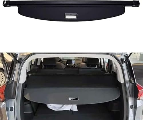 AnJWen Auto Kofferraumabdeckung Ausziehbar Rollo für Chevrolet Orlando (J309) 2010–2018, Ladungsabdeckung Kofferraum Gepäckträger Vorhang Heckschild