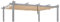 PURPLE LEAF Pergola Ersatzdach für 3 x 4 m Pavillon, Gartenpavillon Ersatzbezug, Wasserdicht, UV Schutz, Beige
