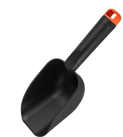 Pala de jardín, pala de mano para plantar, herramienta multifuncional para patio, durabilidad y diseño ergonómico, 11.0 x 2.75 x 3.54 pulgadas, compacta ideal para excavar, trasplantar y jugar con