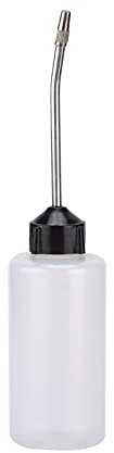 Hapivida Dispenser di olio in plastica con beccuccio lungo e facile da spremere per macchine da cucire domestiche e utensili elettrici 120 ml