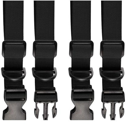 Zernavith 2 Pair Adjustable Backpack Chest Strap,Secures Chest-Belt with Buckle and Slide D-Ring,Backpack Straps Chests Strap for Backpack for Hiking,Travel,School Bags