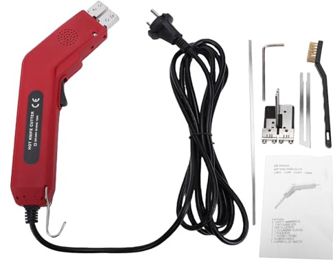Spacnana Elektrischer Heißschneider mit 150 W, Einstellbarer Temperatur, für EPE-Schwamm-KT-Platten, Schnell Erhitzendes Schneidwerkzeug Zum Basteln und Verpacken (Klassischer kleiner Schlitz)
