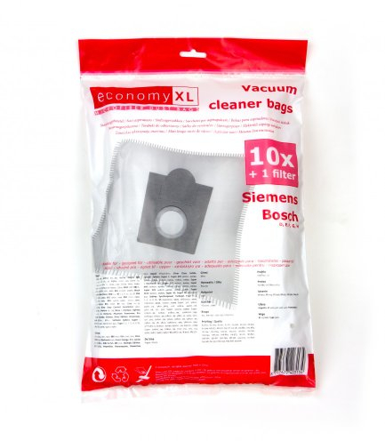 Variant 1000835-10 sacchetti per aspirapolvere Economy XL per Siemens D, E, F, G, H