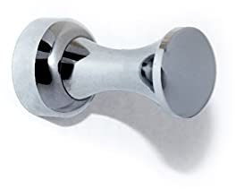 Keuco Handtuchhaken hochglanz-verchromt, für Badezimmer und Gäste-Toilette, moderner Wand-Haken für Handtücher und Bademäntel, Elegance