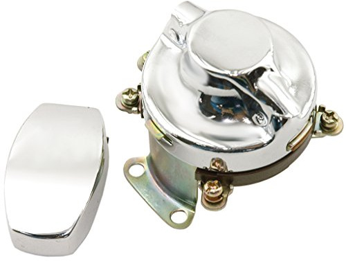 V PARTS - 10937 : Cerradura Tipo Harley Cromada