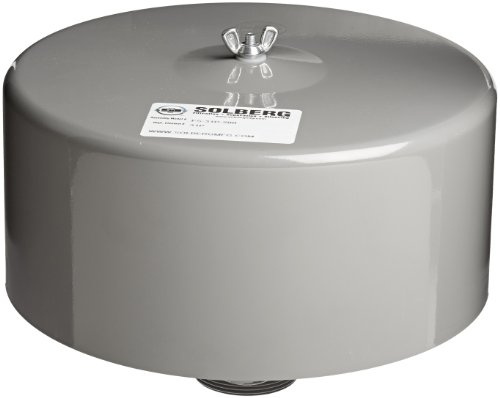 Solberg FS-31P-200™ Inlet Compressor Air Filter Silencer, 2 MPT Outlet, 7-1/4 Height, 10 Diameter, 135 SCFM, Made in the USA