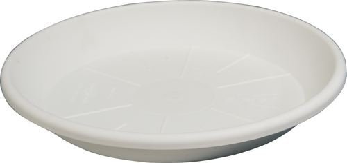 Papillon SOTTOVASO Tondo Bianco in Resina per Vaso FESTONATO da 60 cm